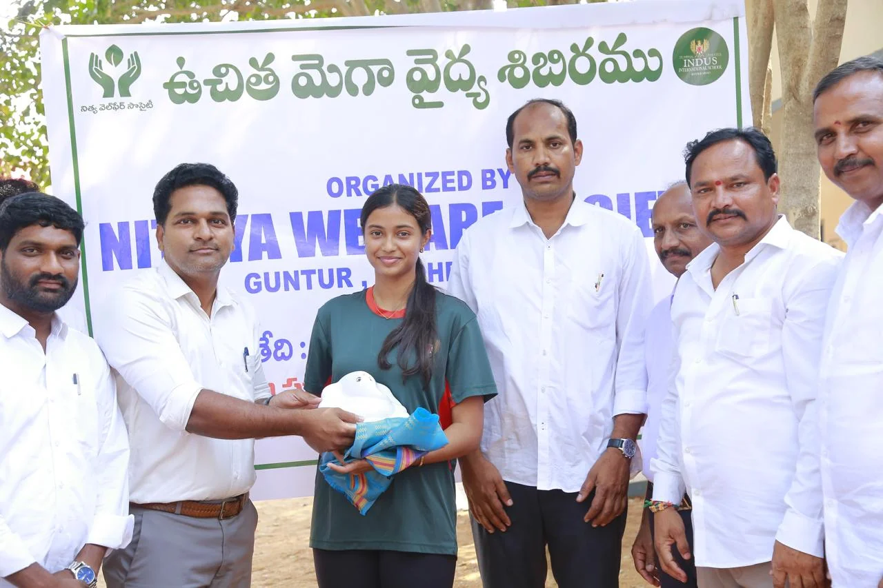Medical camp at Nalgonda